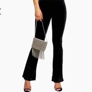 Petite Velvet Flare Pants✨